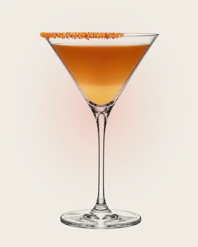 Shooters Chilli Margarita-Style in a martini glass
